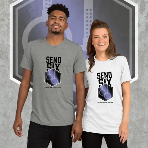 SEND SIX tee - Light